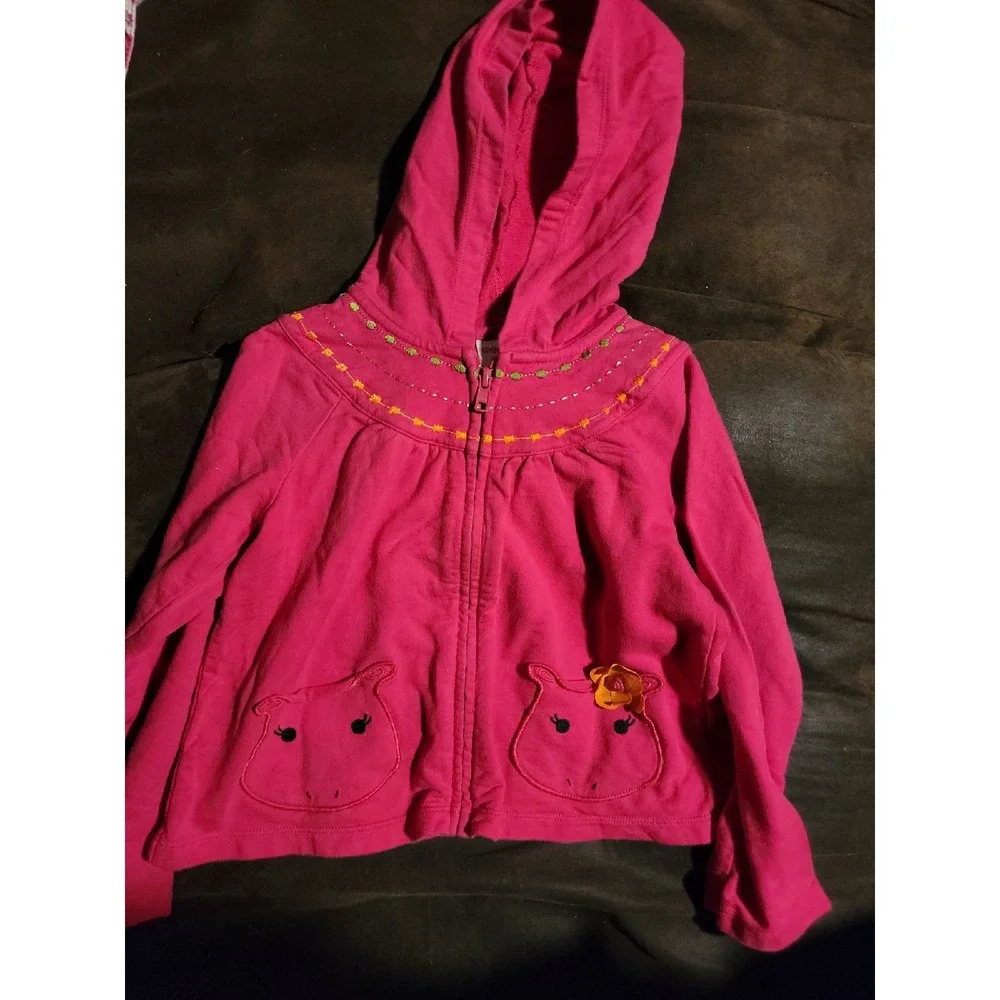 Gymboree batik summer hippo sweatshirt size 4t 5t